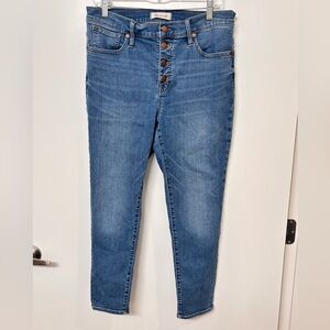 Madewell 9” Mid Rise Crop Jeans